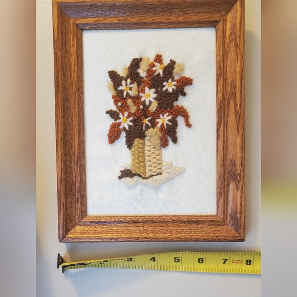 Vintage crewel embroidery - Picture 3 of 3